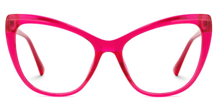 Shelby Cateye Bright-Pink Glasses