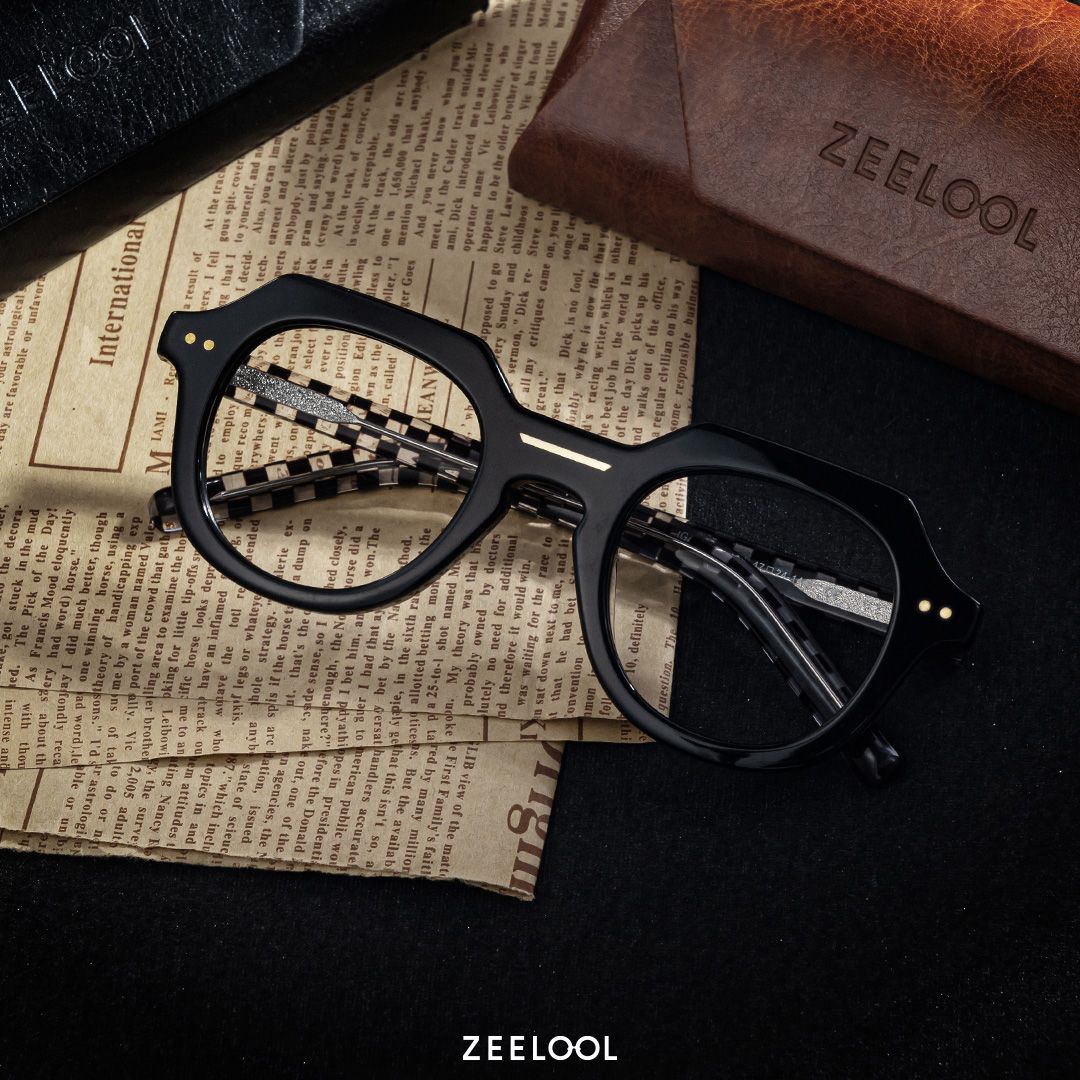 Black Geometric Eyewear - Jameica on Sale | Zeelool4