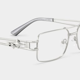 Eric Aviator Silver Glasses6
