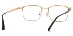 Charleston Browline Gold Glasses5