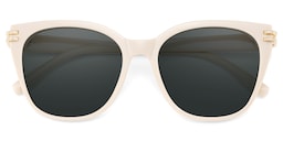 Catalina Square Champagne Polarized Sunglasses1
