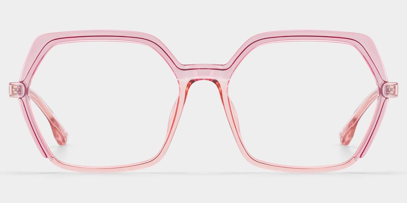 Waldron Geometric Pink Glasses