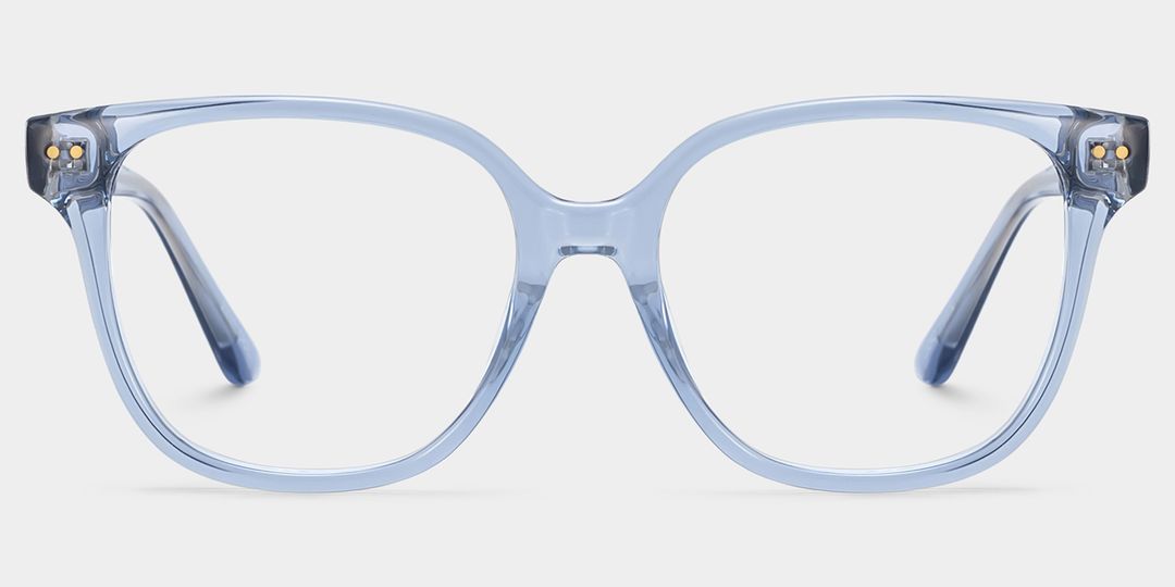 Clara Clear Blue Cat eye Glasses