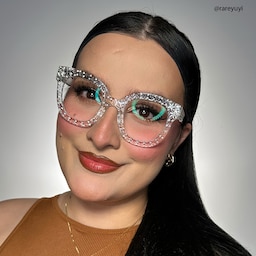Kahle Cateye Crystal Glasses5