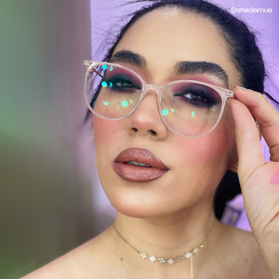 Chanty Round Pink Glasses5