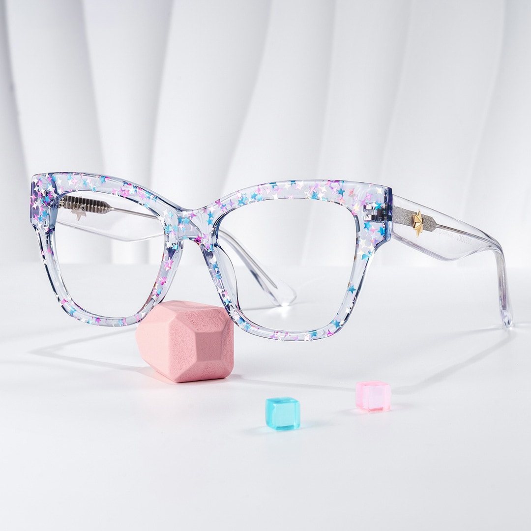 Carley Square Gray Glasses