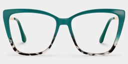 Awilda Cateye Green Glasses0