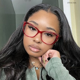 Farris Cat eye Red Glasses6