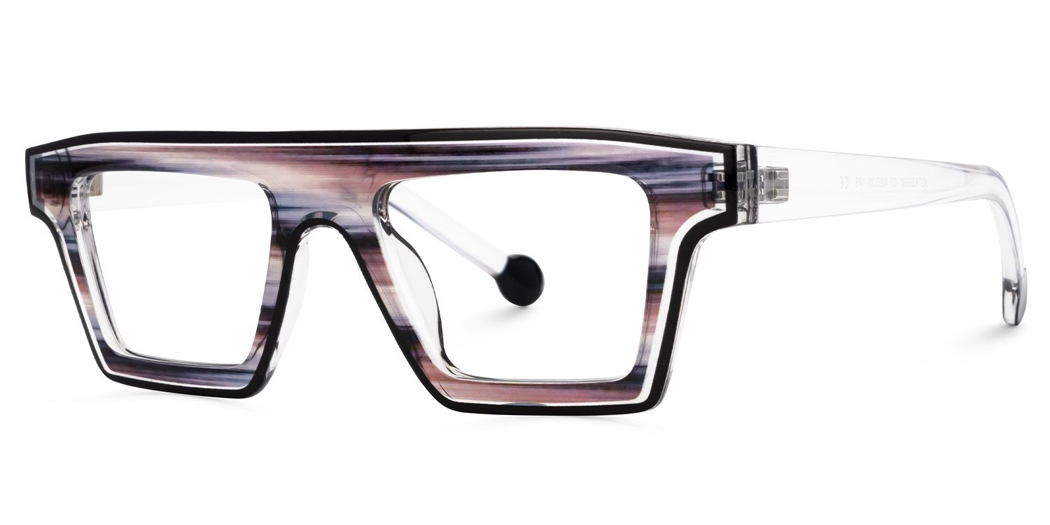 Gerri Brown Rectangle Frame Glasses Online | Zeelool Optical1