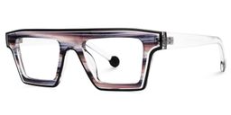 Gerri Rectangle Brown Glasses1