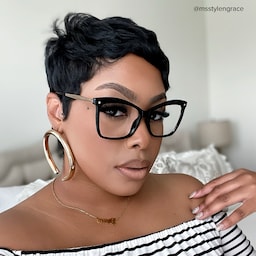 Isaebella Butterfly Black Glasses5