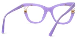 Pearl Cateye Purple Glasses5