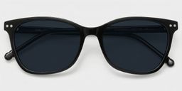 Marigold Black Rectangle Sunglasses1