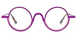 Banfield Round Purple Glasses0