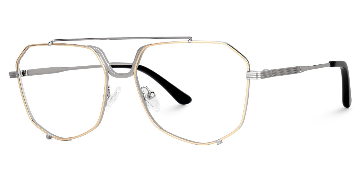 Beethoven Gold Aviator Prescription Glasses | ZEELOOL Canada1