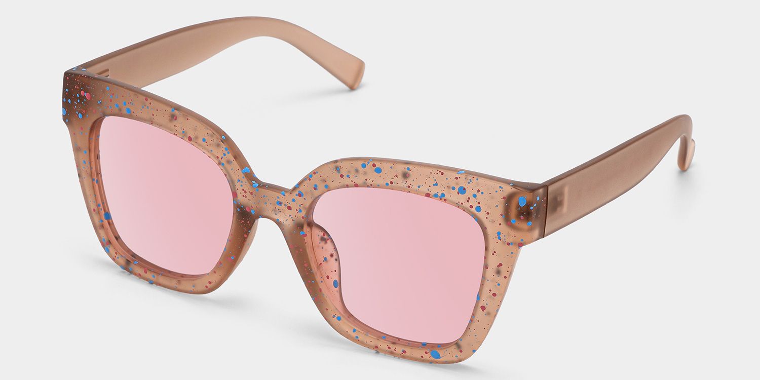 Malcolm Large Square Nerdy Glasses with Matte Brown2