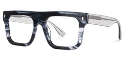 Reaux Square Ink Gray Glasses1