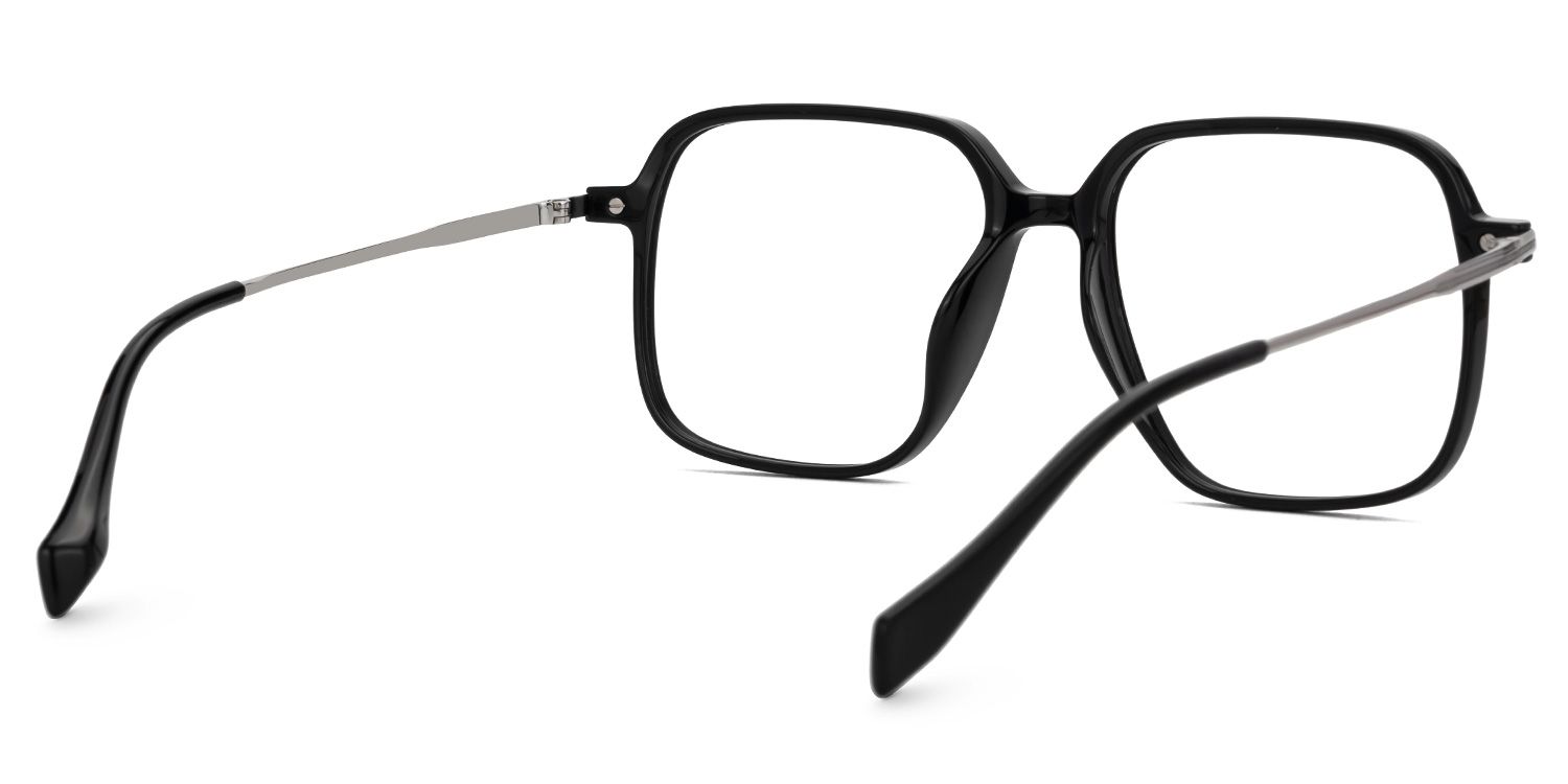 Rolle Black Eyeglasses with Square Design3