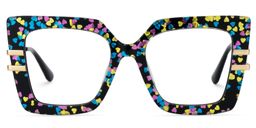 Poutine Square Pattern Glasses1