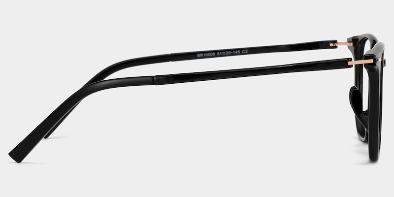 Geometric Black Eyeglasses- Isla TR90 Frame Glasses4