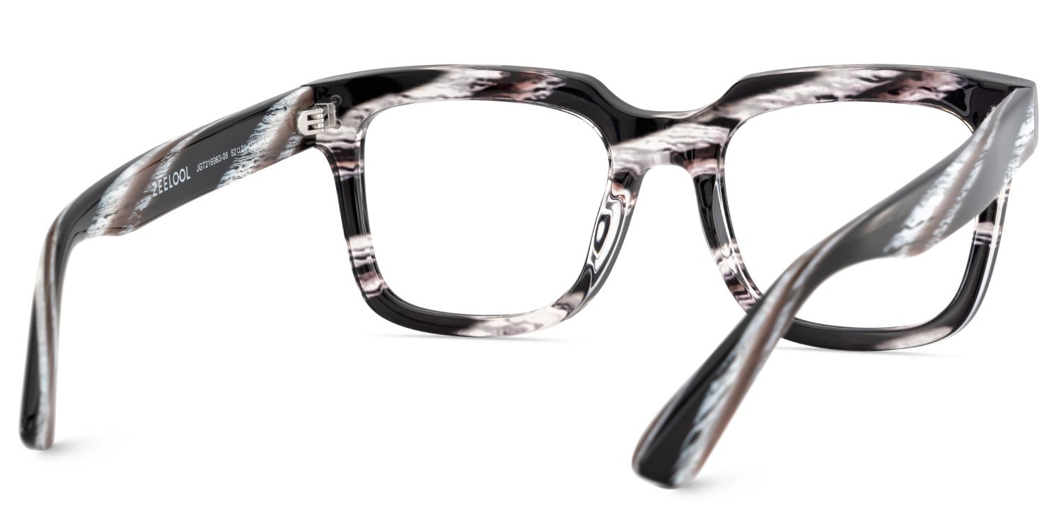 Square Spectacles For Men In Brown Color5