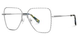 Alisandra Aviator Silver Glasses1