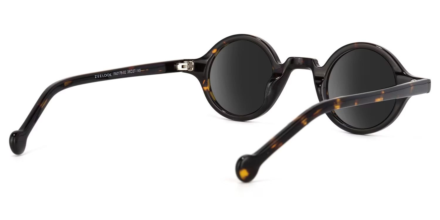 Arale Round Tortoise Sunglasses | Zeelool Glasses3