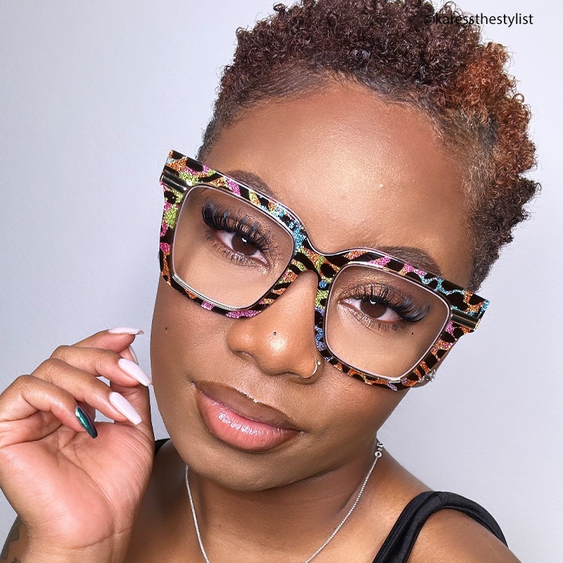 Taylor Square Havana Leopard Print Glasses7