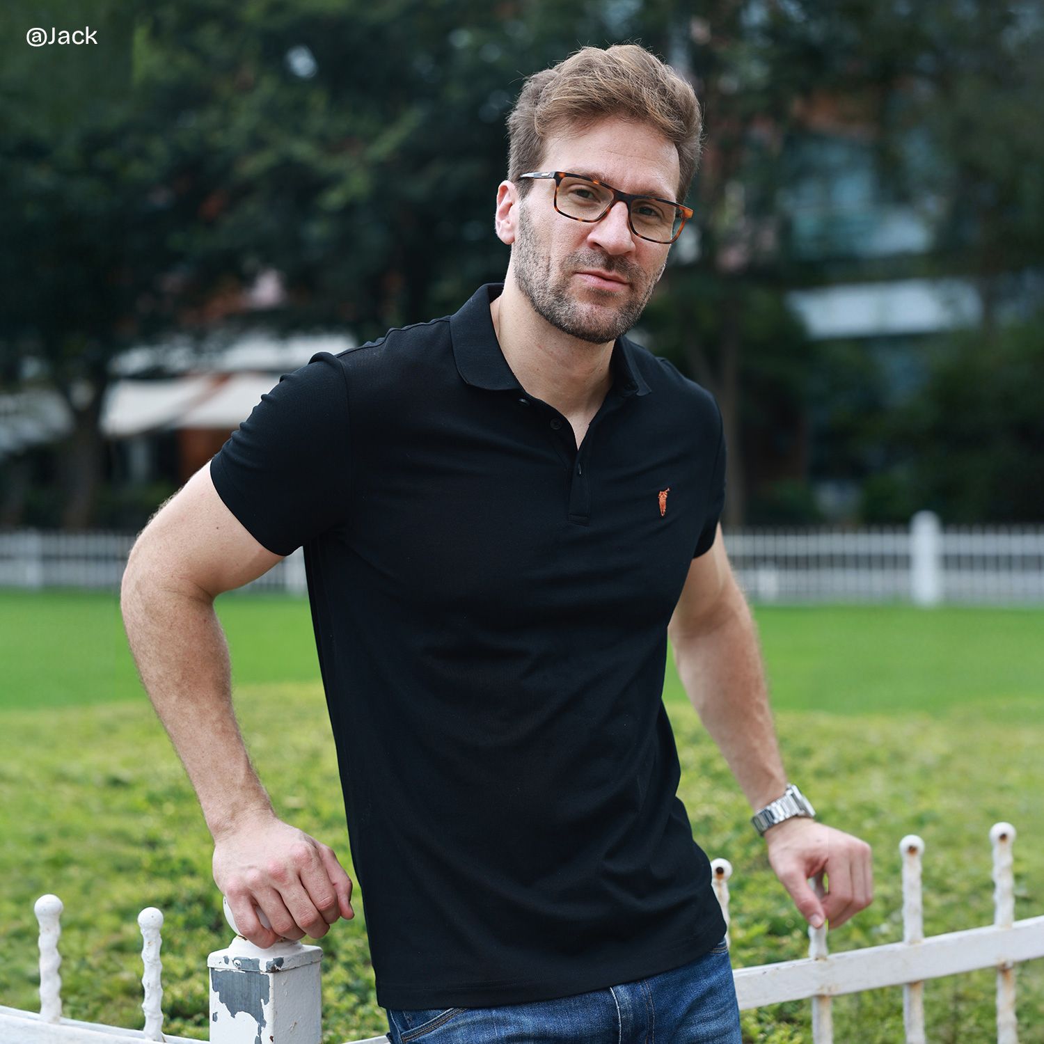 Daniel Tortoise Rectangle Acetate Frame Glasses for Men | ZEELOOL6