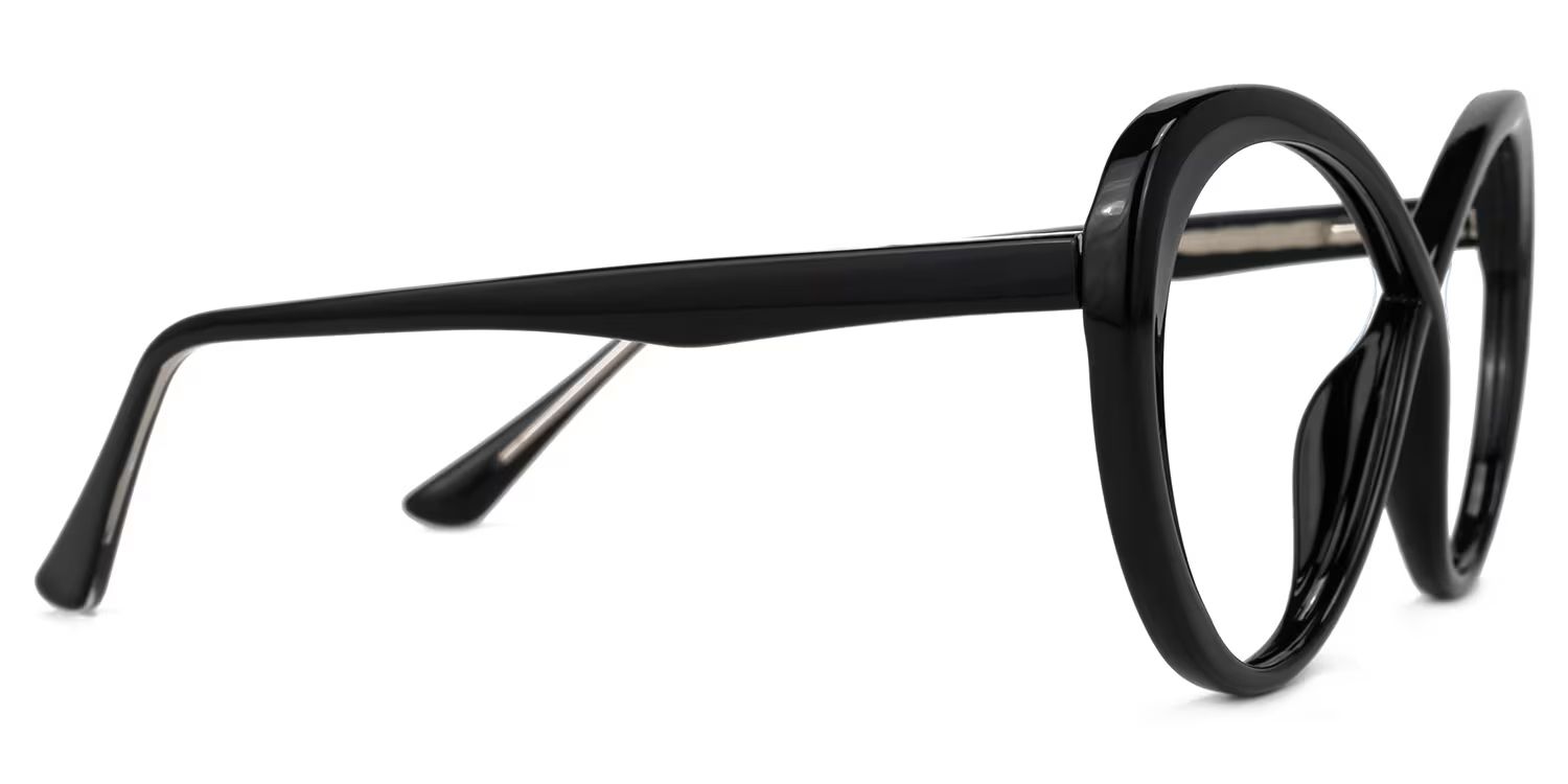 Butterfly Chasidy Black Glasses deals -Zeelool Glasses2