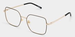 Abigail Square Black Glasses2