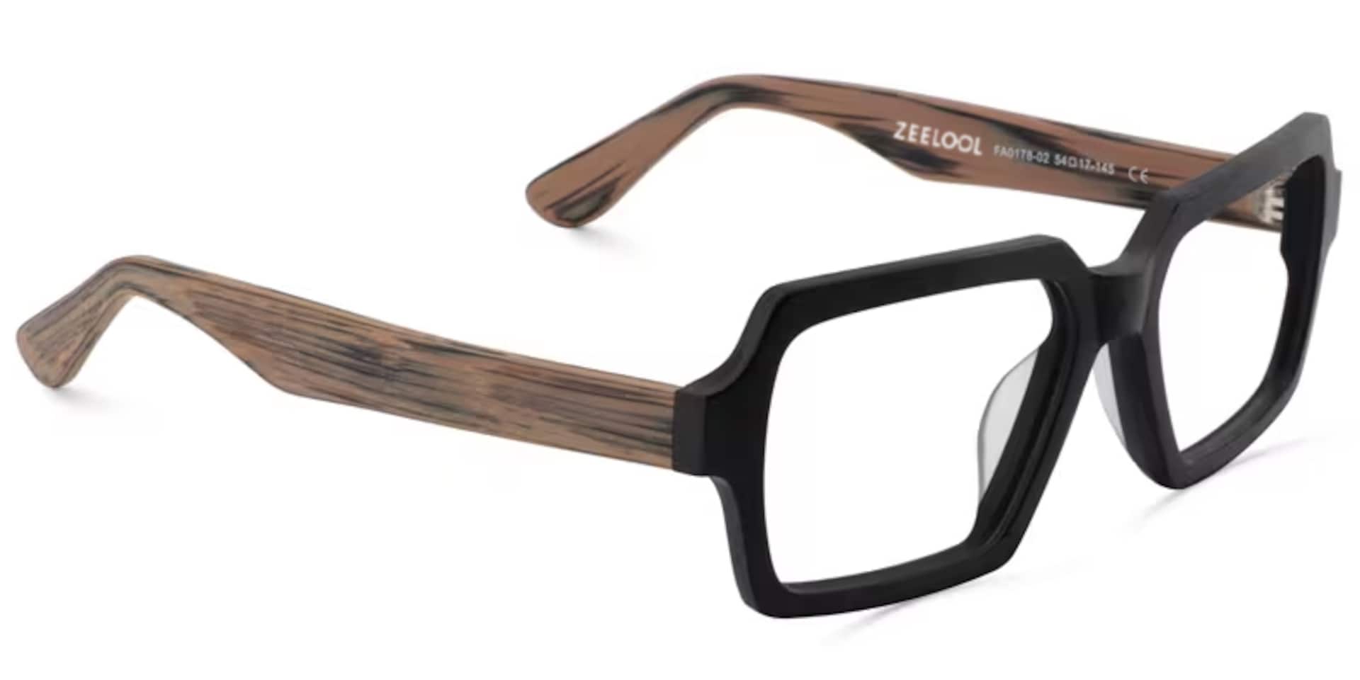 Arthur Geometric Black Eyeglasses and Thin Frames4