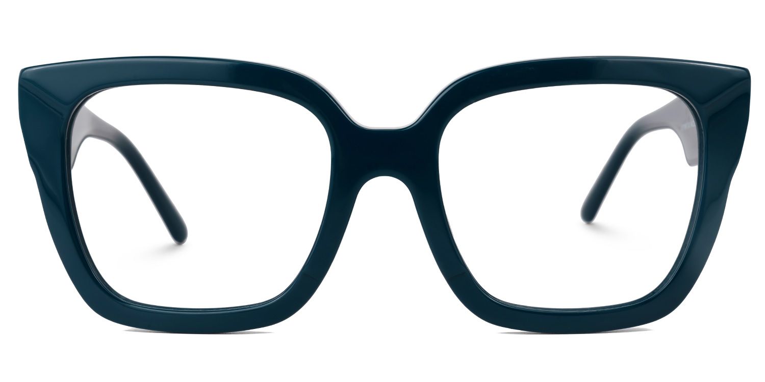 Square Rainna Green Glasses deals -Zeelool Glasses0