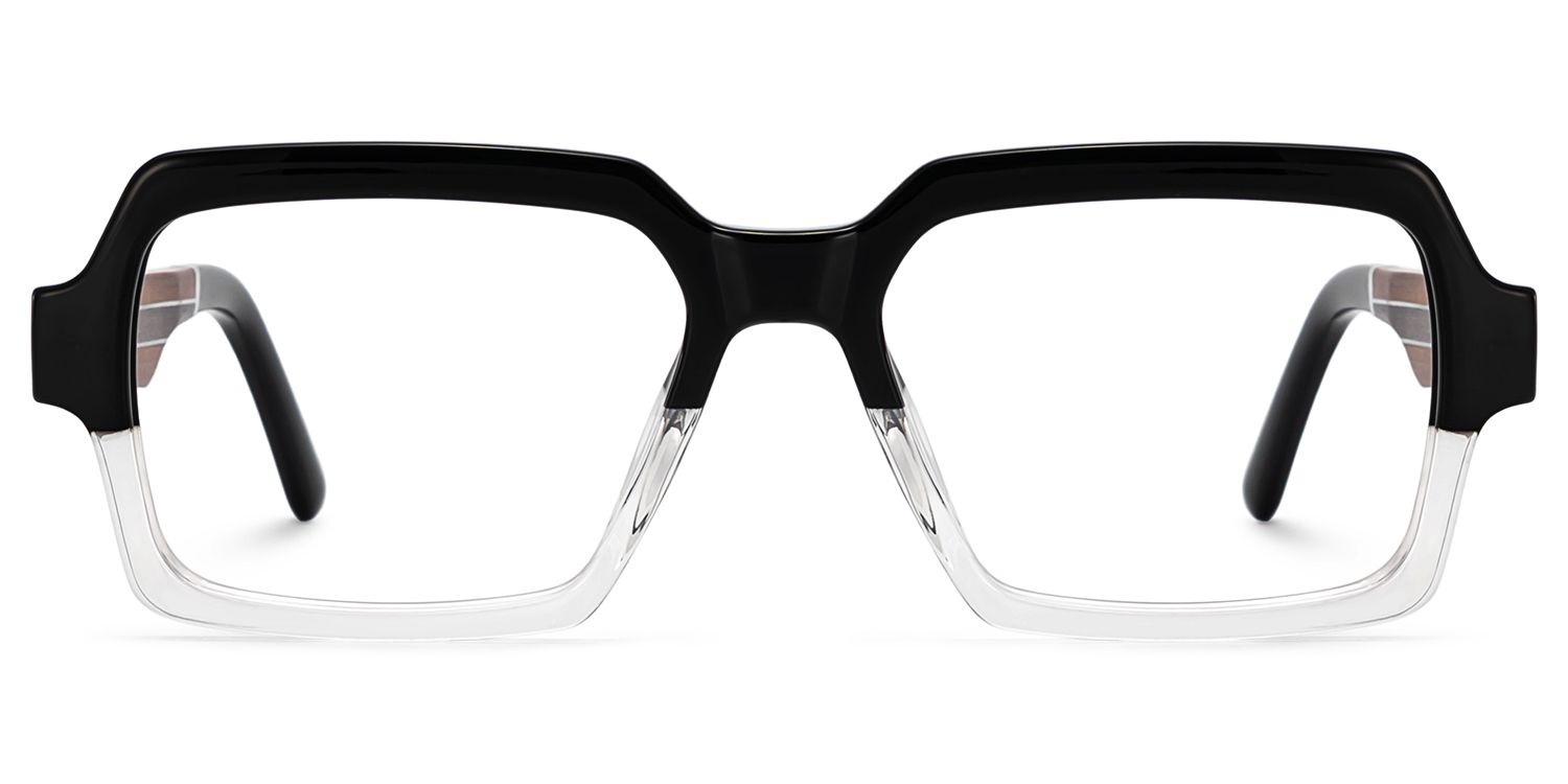 Jack Rectangle Gray Glasses | Zeelool Glasses