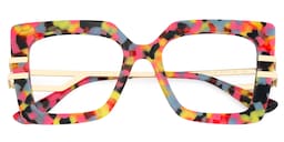 Poutine Square Multicolor Glasses1