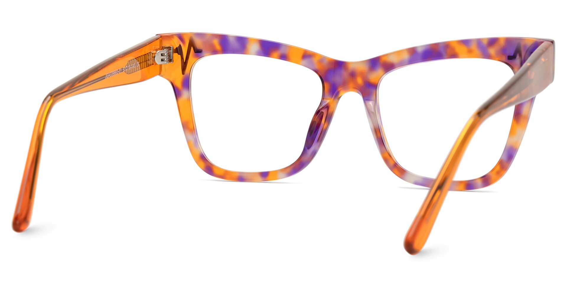 Cara Butterfly Orange Eye Glasses for Women | Zeelool3