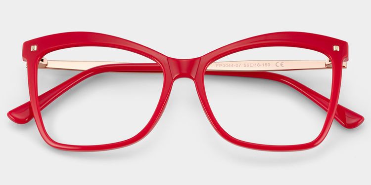 Isaebella Red Butterfly Glasses