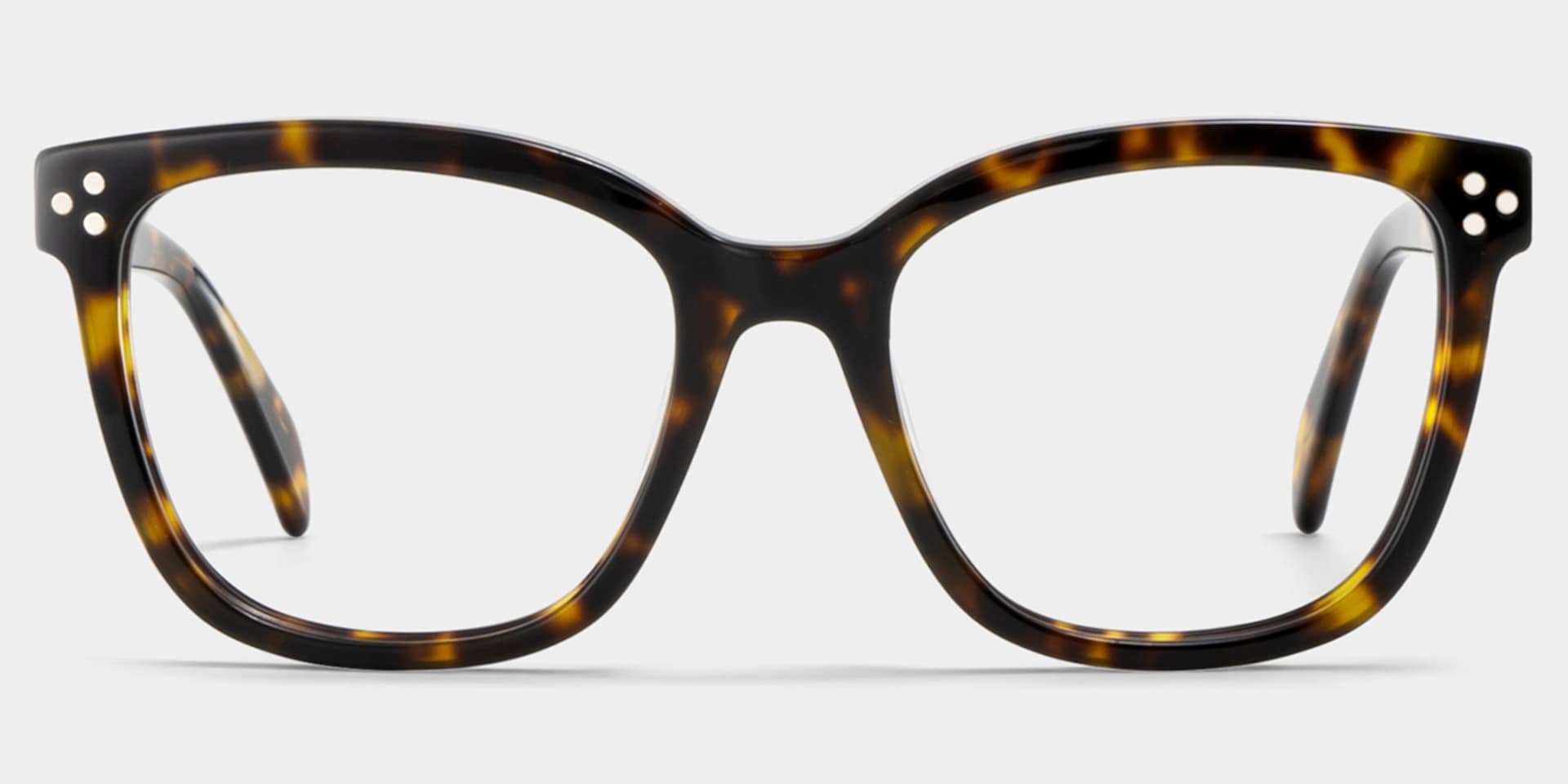 Scarlett Tortoise Frame Glasses with Square Frame Online | ZEELOOL1