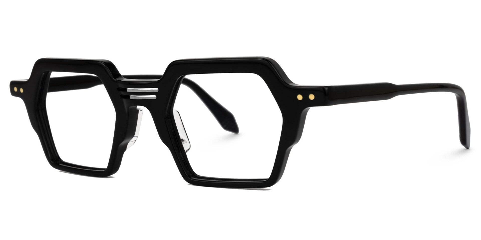 Genesys Geometric Black Glasses1