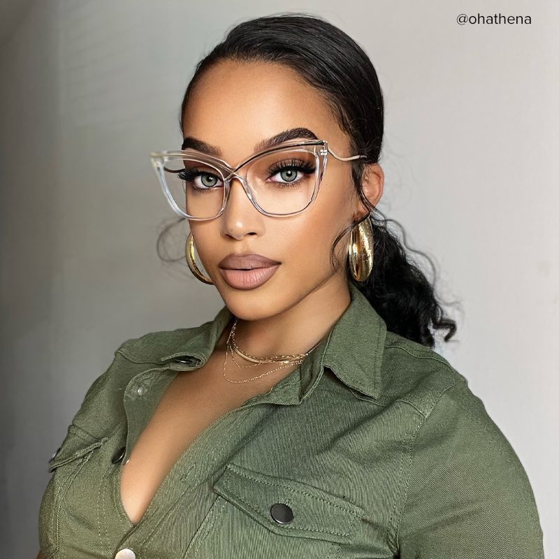 Winston Butterfly Clear Frame Glasses | Zeelool Optical12