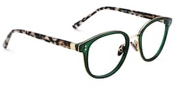 Matthew Round Green Glasses2