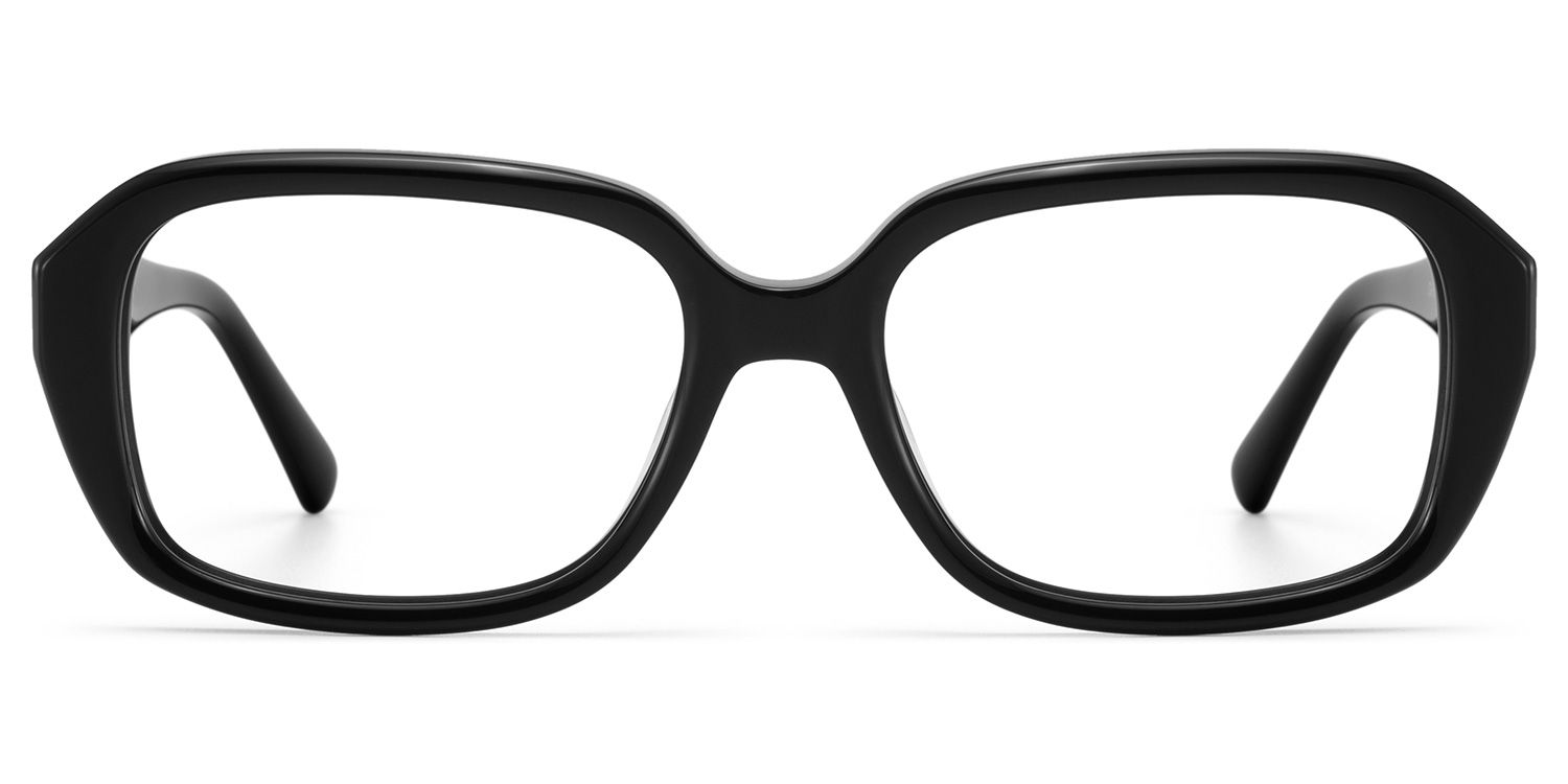 Rowan Orange Brown Rectangle Glasses for Women | ZEELOOL