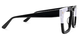 Glendalis Square Black Glasses2