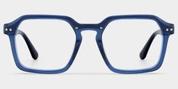 Brendan Blue Geometric Glasses1