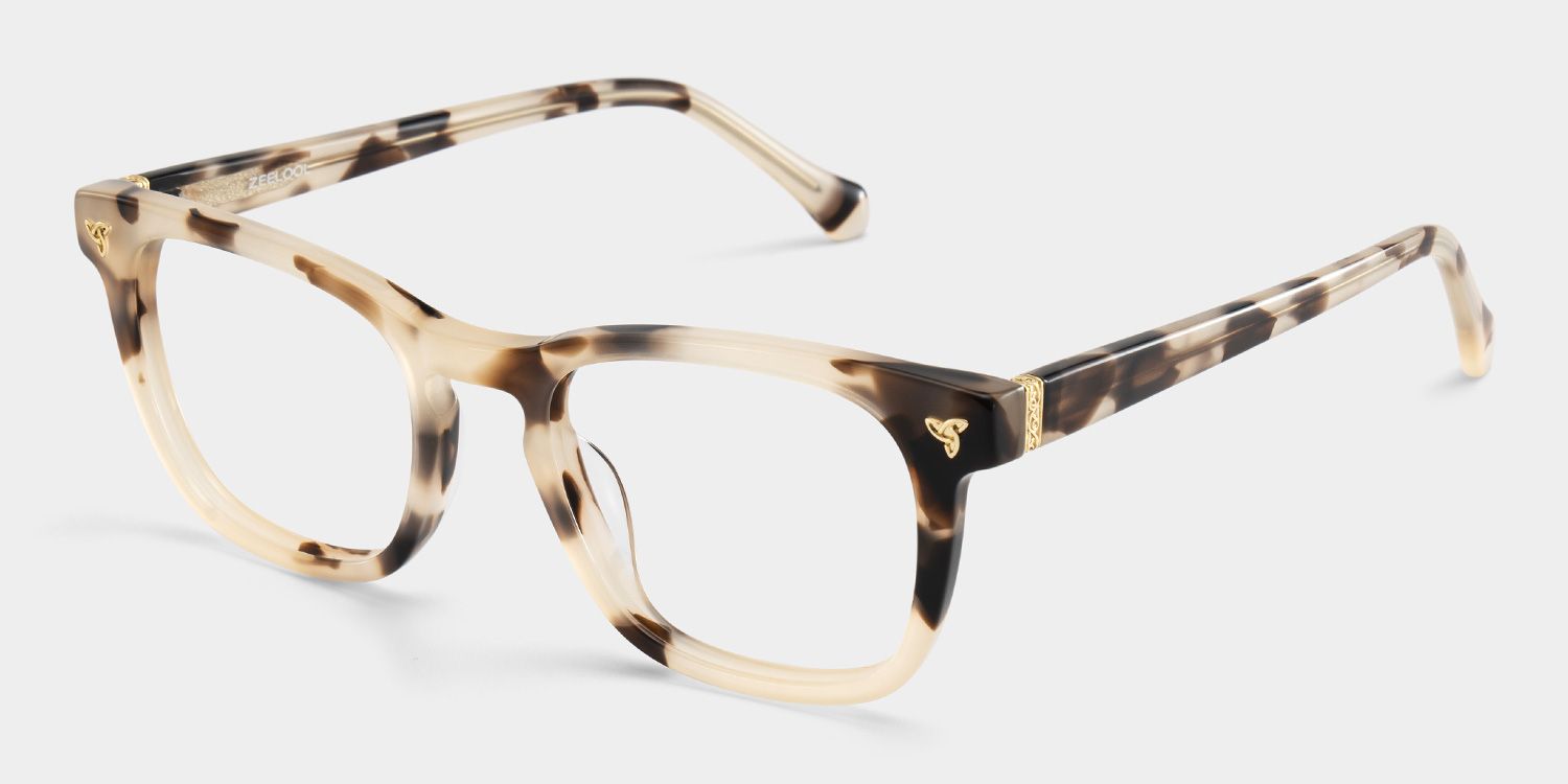 Heather Tortoise Frame Glasses with Square Frame Online | ZEELOOL3