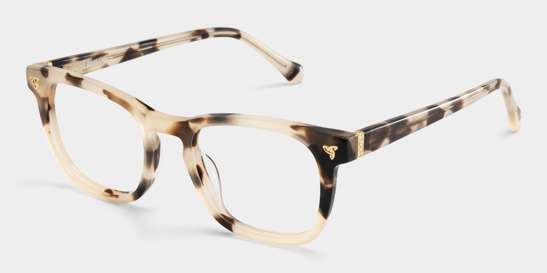 Heather Tortoise Frame Glasses with Square Frame Online | ZEELOOL3
