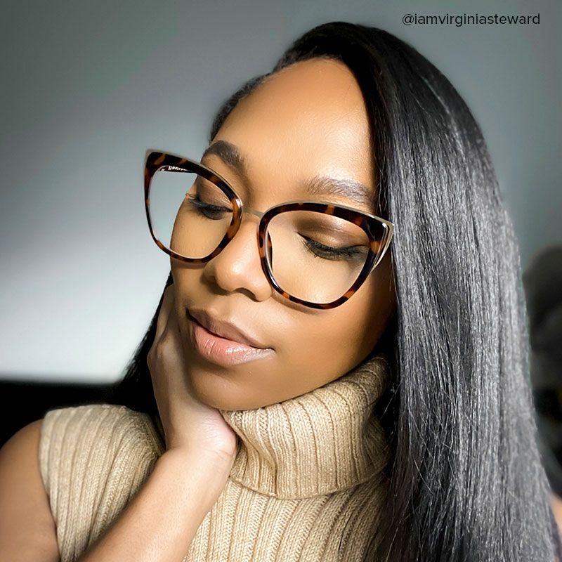 Ruiz Cateye Tortoise Glasses | Zeelool Glasses4