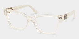 Miranda Clear Yellow Cat eye Glasses2