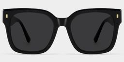 Scicluna Square Black Glasses0