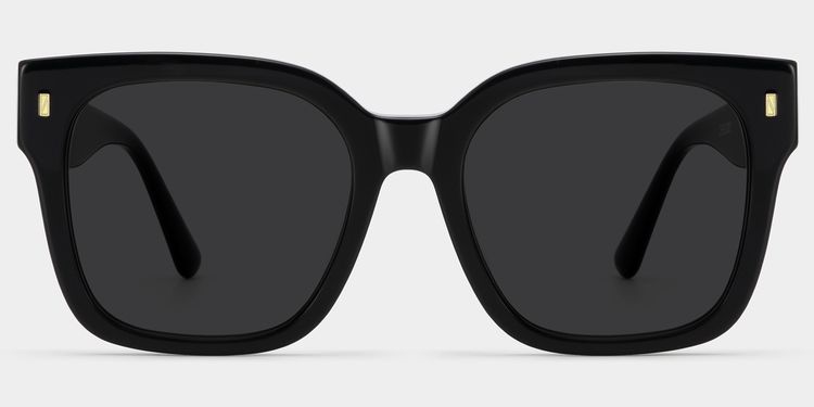 Scicluna Black Square Sunglasses